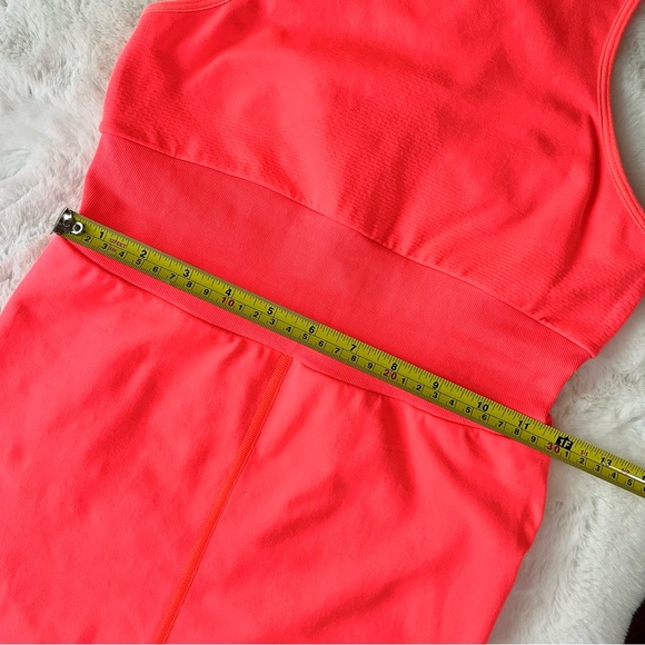 Free People Every Single Time Runsie Neon Coral Sz M/L - Picture 14 of 15